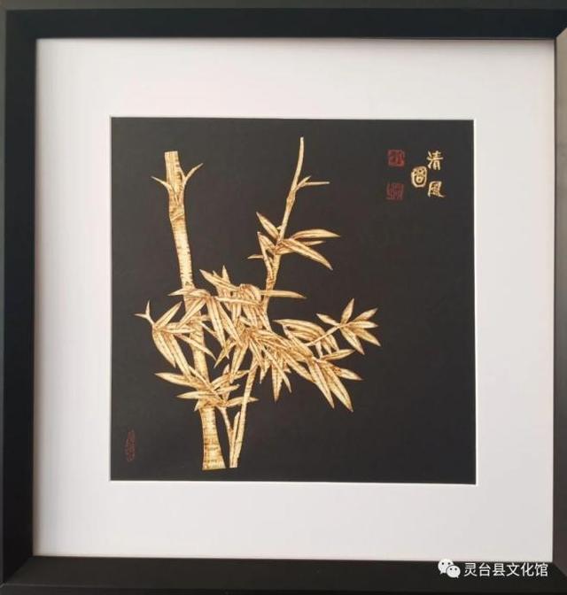快來圍觀丨靈臺縣文化館干部劉強麥稈畫又出新作品啦！
